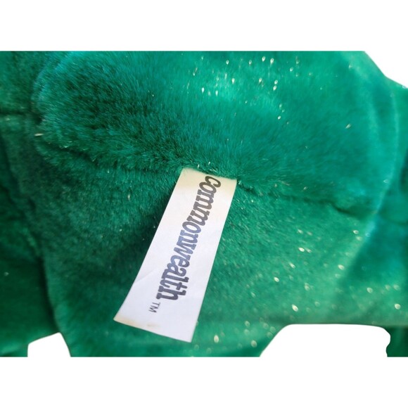 Vintage Commonwealth Emerald Green Plush Horse 18" Animal Alley With Tag 2000 - Picture 9 of 10